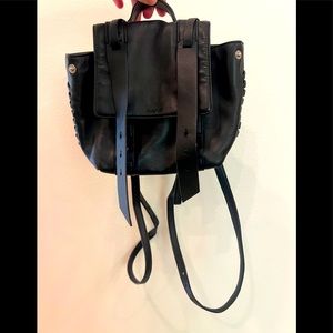 All Saints mini leather bag/backpack